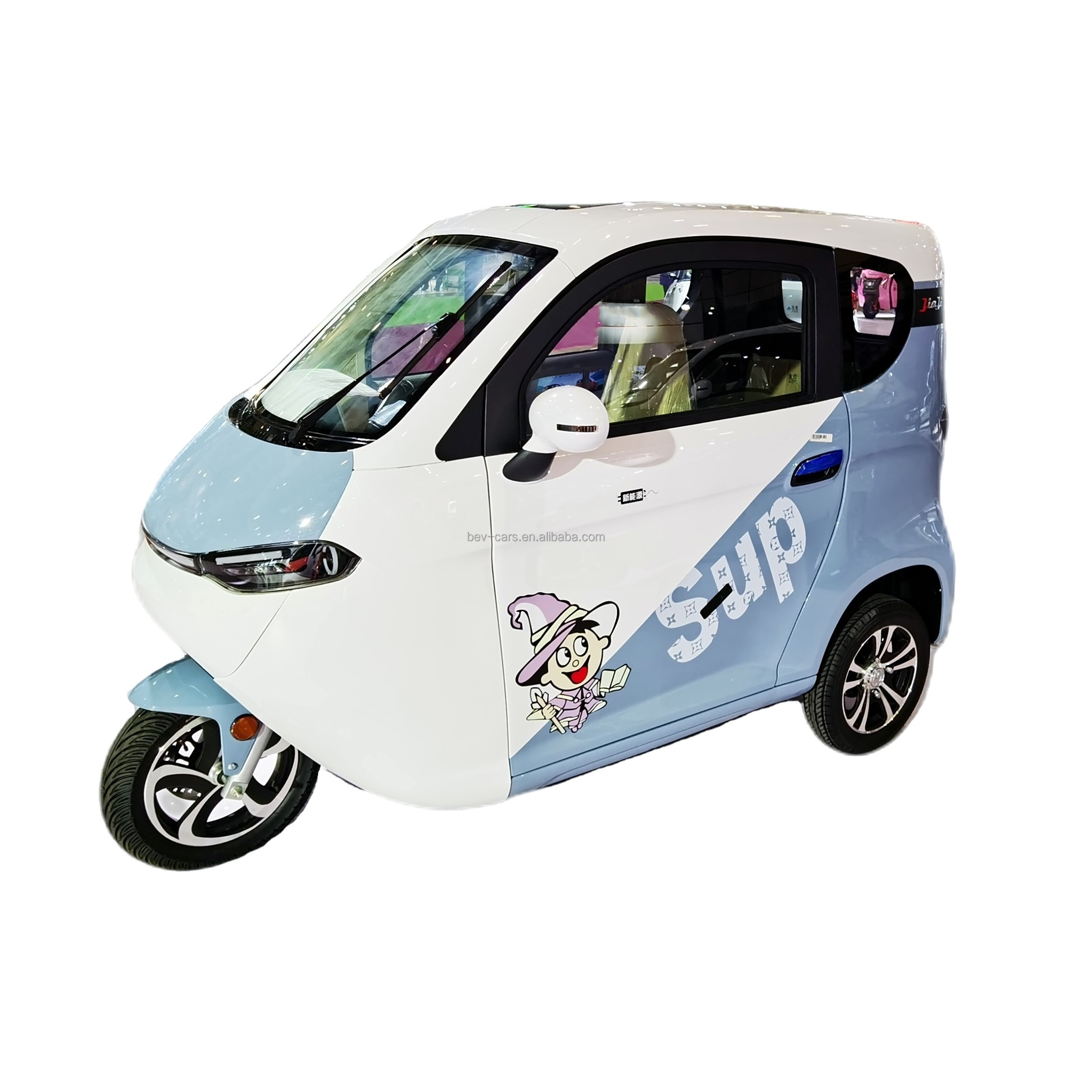 New brand design electric cars enclosed body electric tricycle China adult electric tricycle without driving licence