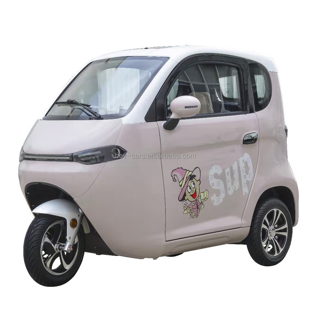 New brand design electric cars enclosed body electric tricycle China adult electric tricycle without driving licence