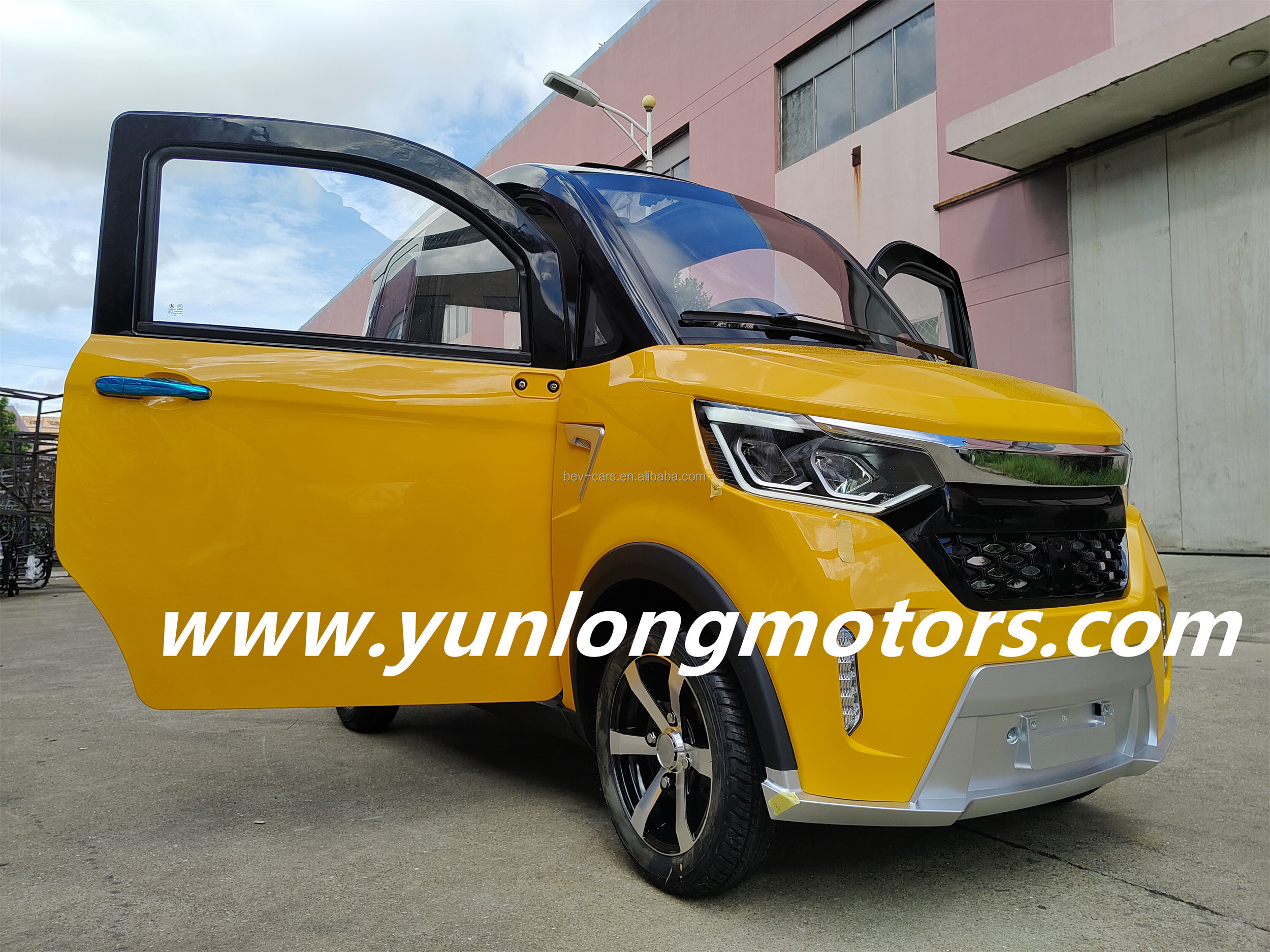 Yunlong eec approved electric car no driver license needed low speed electric car for sale