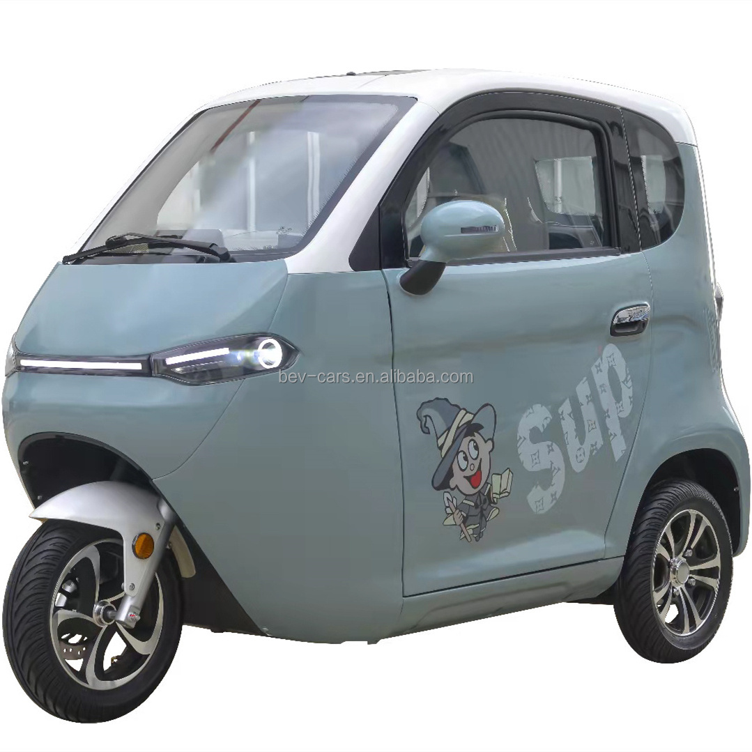 New brand design electric cars enclosed body electric tricycle China adult electric tricycle without driving licence