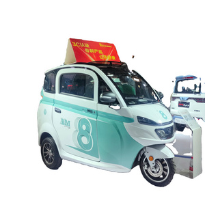 Convenient and cost-effective electric cabin trike bike 3 wheels tricycles 2 seat made in china