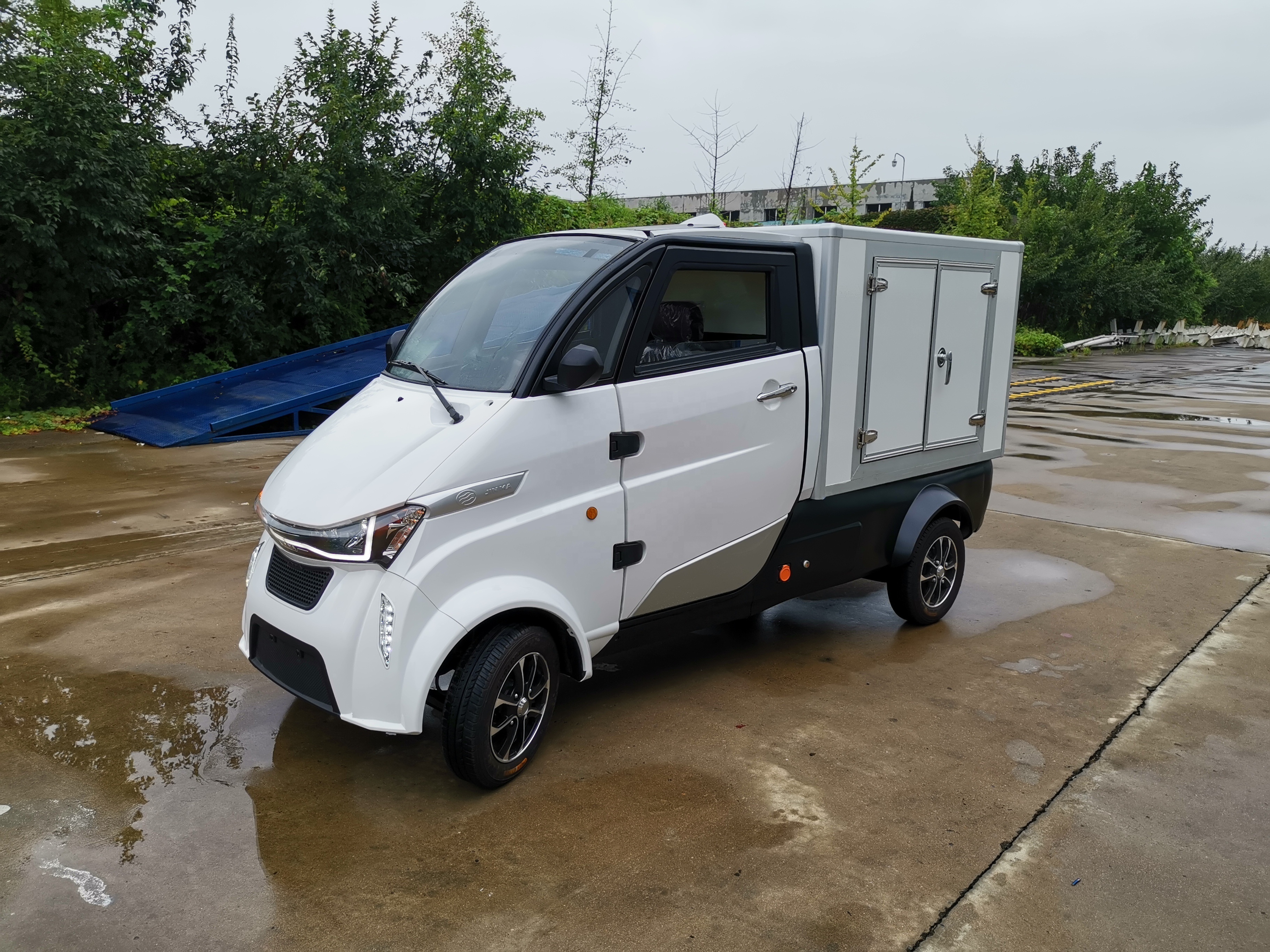 small electric pickup truck for cargo electric delivery van with 2 seaters electric truck car mini truck