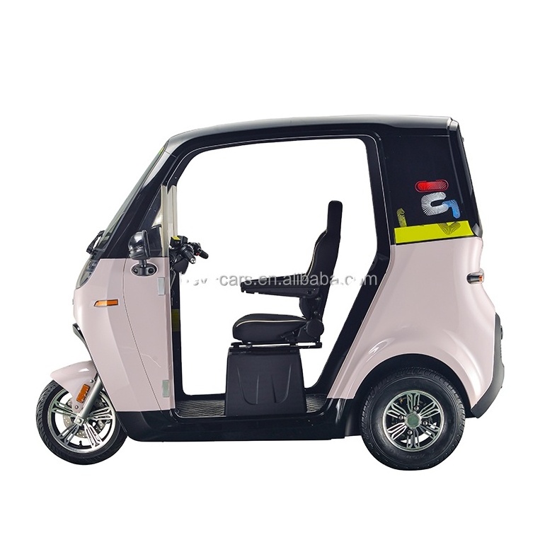 EEC COC L2e enclosed electric tricycle electric passenger trike for adult