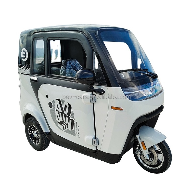 EEC COC L2e enclosed electric tricycle electric passenger trike for adult