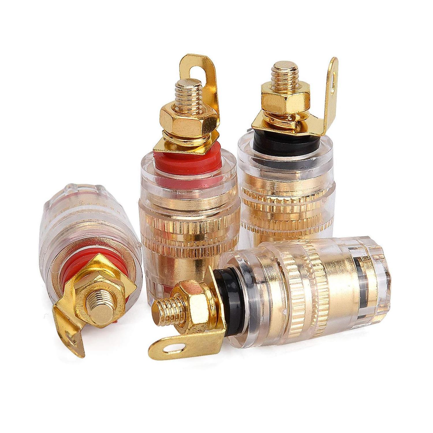 Bevenbi Professional Manufacturer of Audio Components Banana Speaker Binding Post Terminal Gold Plated Audio Terminal