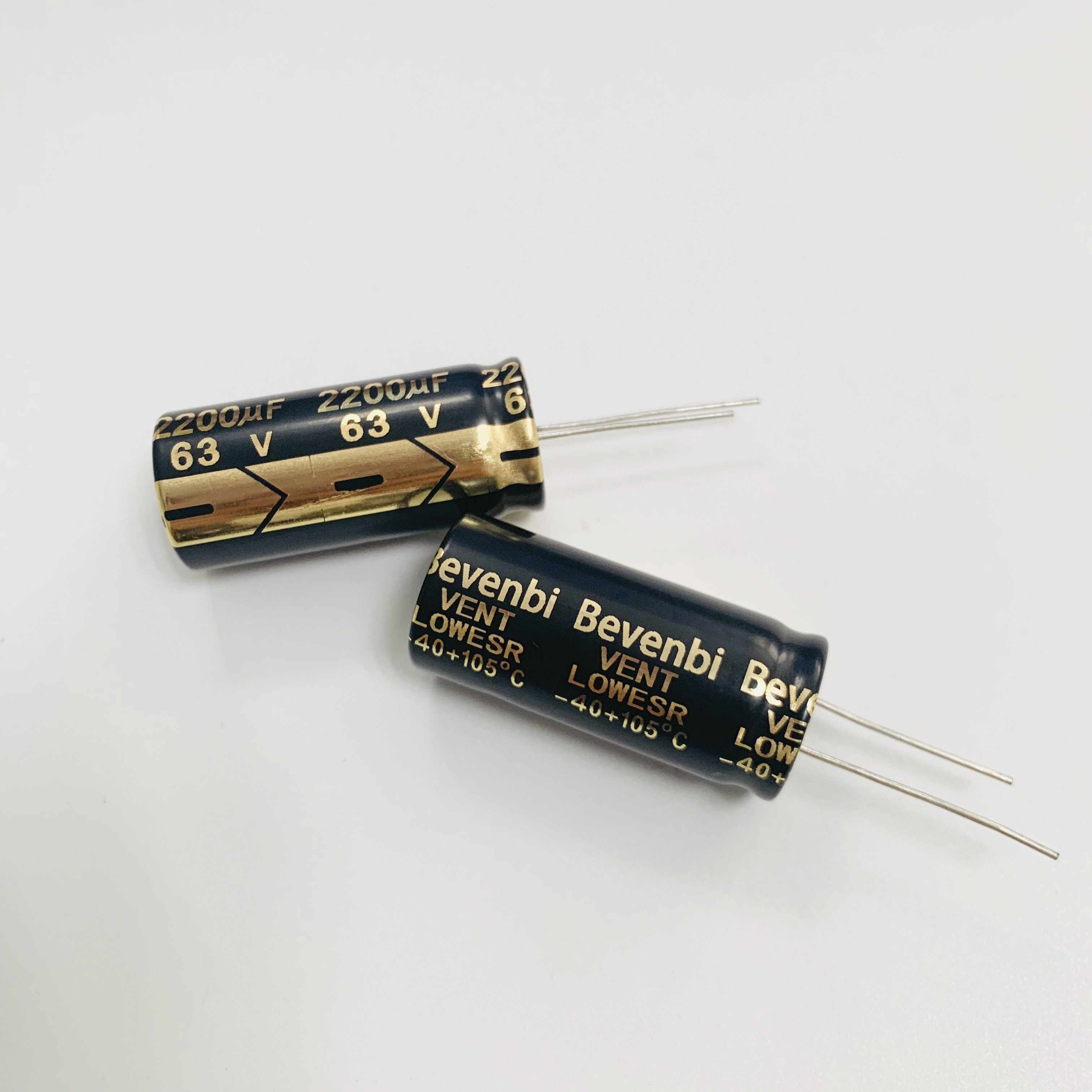 Bevenbi high performance electrolytic capacitor radial polar electrolytic capacitor 2200uf63V