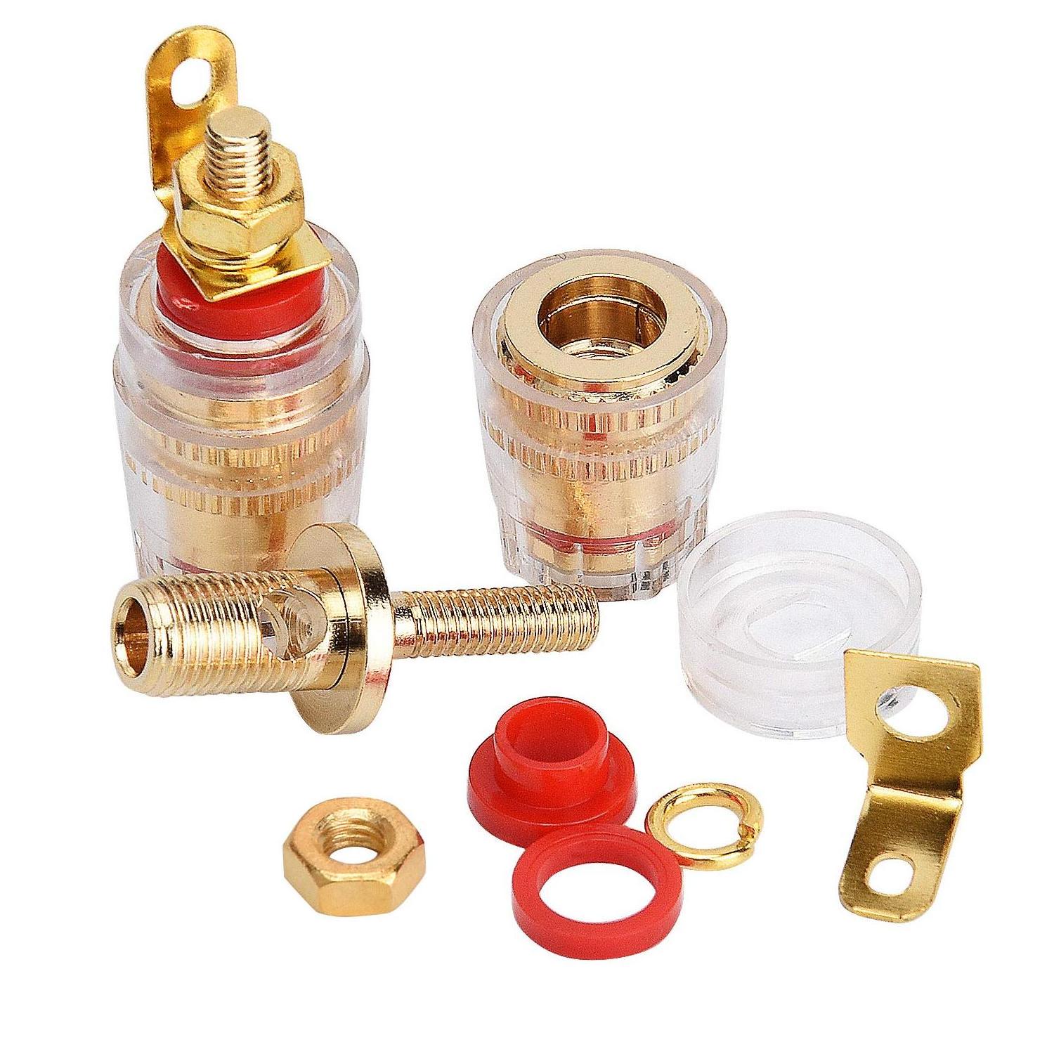 Bevenbi Professional Manufacturer of Audio Components Banana Speaker Binding Post Terminal Gold Plated Audio Terminal