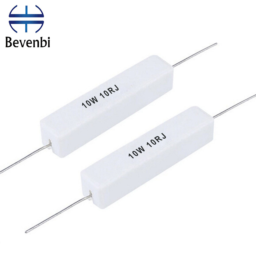 Bevenbi SQP axial lead cement resistors 10 ohm 10 watt resistor