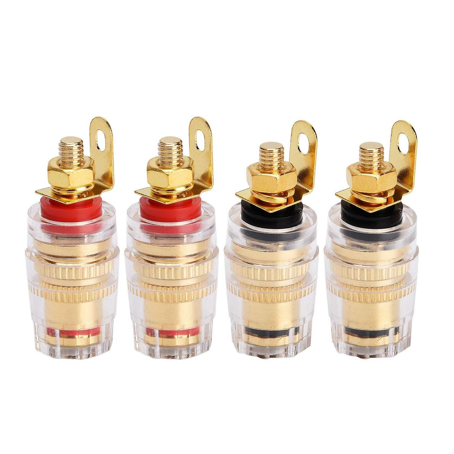 Bevenbi Professional Manufacturer of Audio Components Banana Speaker Binding Post Terminal Gold Plated Audio Terminal