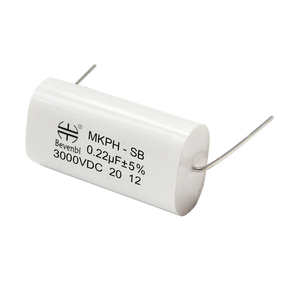 Bevenbi metallized film  snubber protection capacitor 0.22uF 3000V DC MKPH-SB used for UPS converter and welding machine