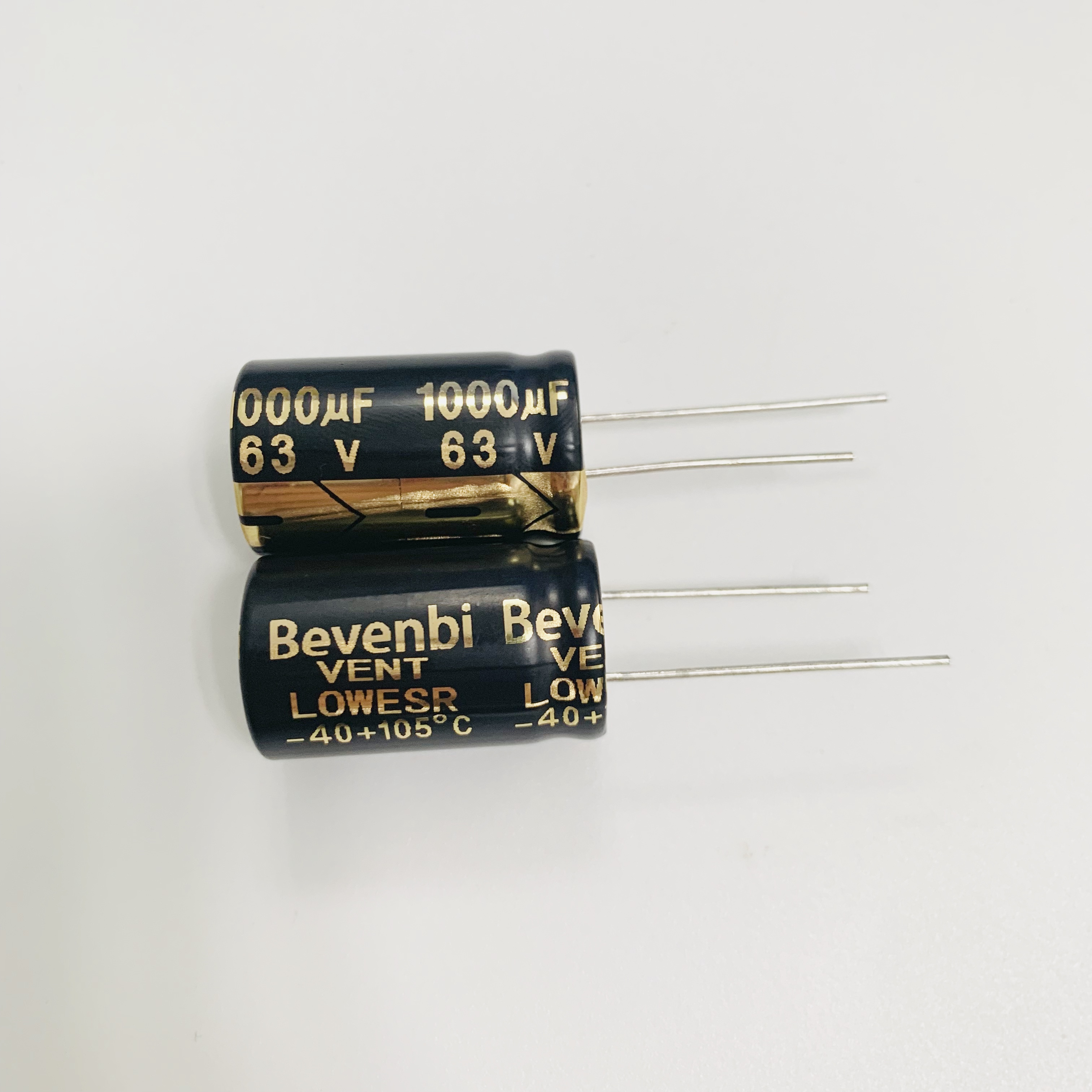 Bevenbi high performance electrolytic capacitor radial polar electrolytic capacitor 2200uf63V