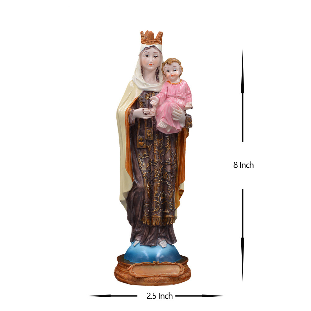 Arts and Crafts Angle statues catholic virgin mary statues religious Jesus portrait home decor