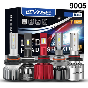 Bevinsee Hot Sell 9005 Led Lights 6000LM 8000LM 15000LM 22000 LM High Low Beam Kit LED Headlight Bulb