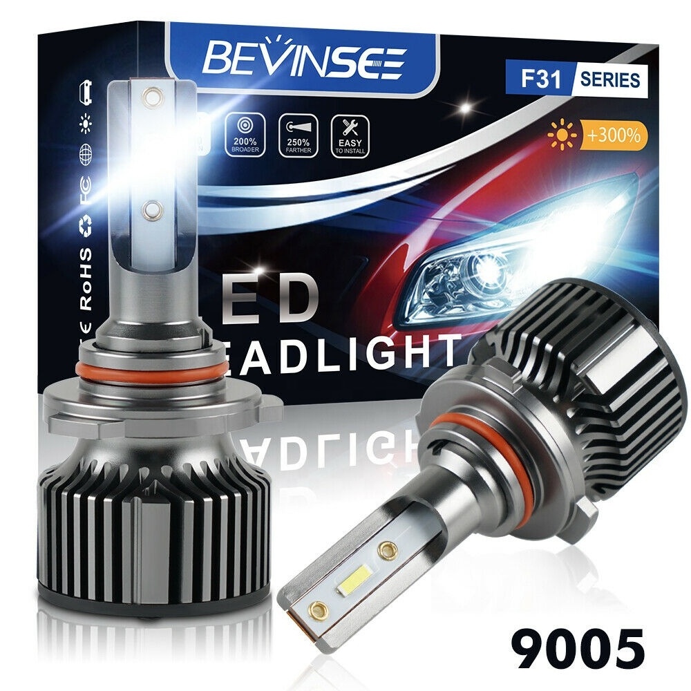 Bevinsee Hot Sell 9005 Led Lights 6000LM 8000LM 15000LM 22000 LM High Low Beam Kit LED Headlight Bulb