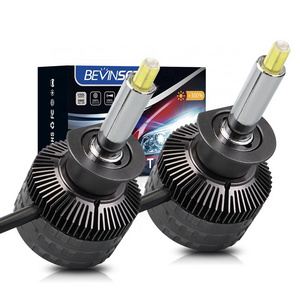 Bevinsee Super Bright CSP Chip H1 White Light 12000LM H7 Led Bulbs 12V 80W H11 H8 H9 Car LED Headlight Globes Kit