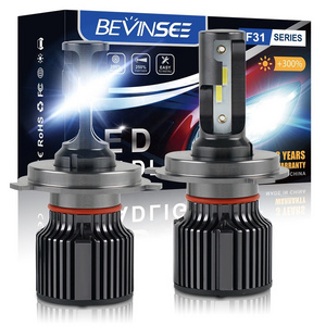 Bevinsee H4 9003 High/low Beam Bulbs LED Headlight For VW Multivan T5 T6 2003-2016 2017 2018