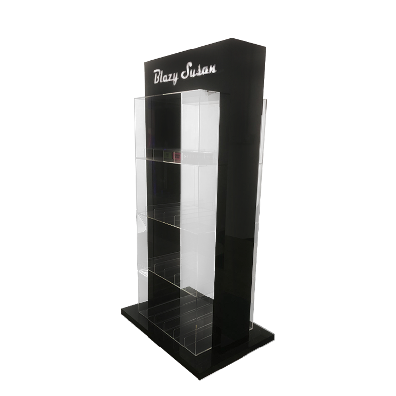 Smoke shop display racks tobacco station metal  display lightup cigarette display rack