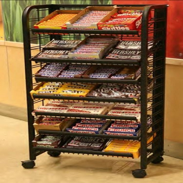 2022 Metal Premium Candy Display Racks Stand