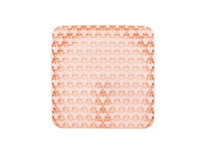 Car silicone cushion summer cool cushion car breathable four seasons seat  single office honeycomb silicone cushion