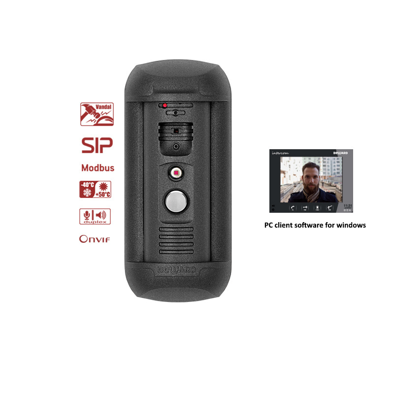 VOIP sip video door intercom phone systems for door opener