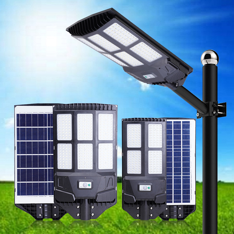 Replacement High Quality Commercial Outdoor IP65 Waterproof ABS 200w 300w Integrated All In One Led Solar Street Light