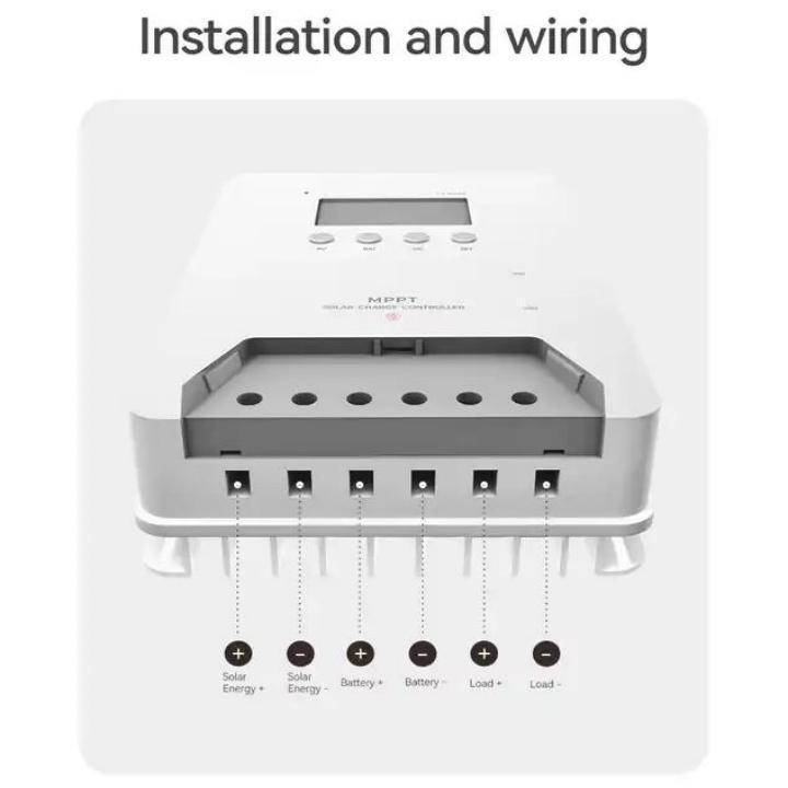 30A 40A 60A 48V 24V 12V Solar Charge Controller Mppt Solar Regulator High Voltage 150V