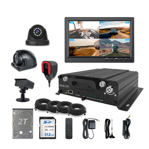 Hot Selling Hd 4 8 Channel 3G 4G Gps Wifi Mdvr School Bus Cctv Security Mobile Dvr 4Ch Kit Car Bus Cctv Camera For Bus