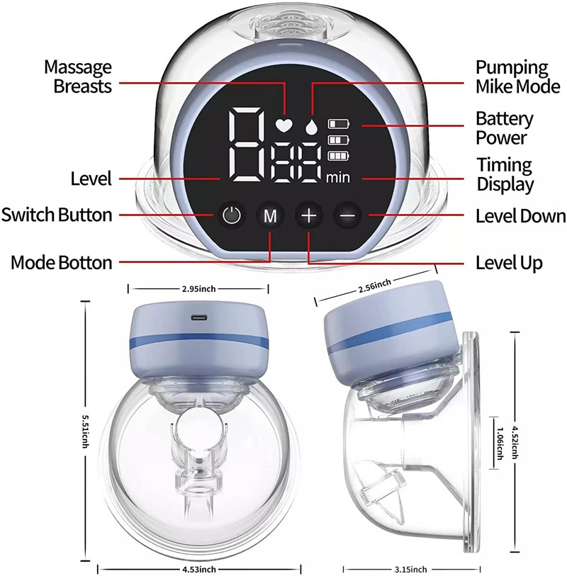 Morden Style Spectra Breast Pump Accessories Suction Speed Adjustable Tire Lait