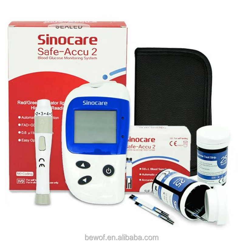 Digital Blood Glucose Monitor Blood Glucose Meter Portable Glucometer To Test Blood Sugar