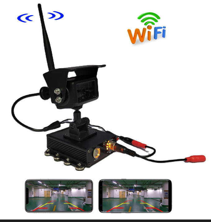 RV Trailer WiFi Camera With Rechargeable Battery Box Magnet Base Camera with WiFi Built In For Both IOS Android APP