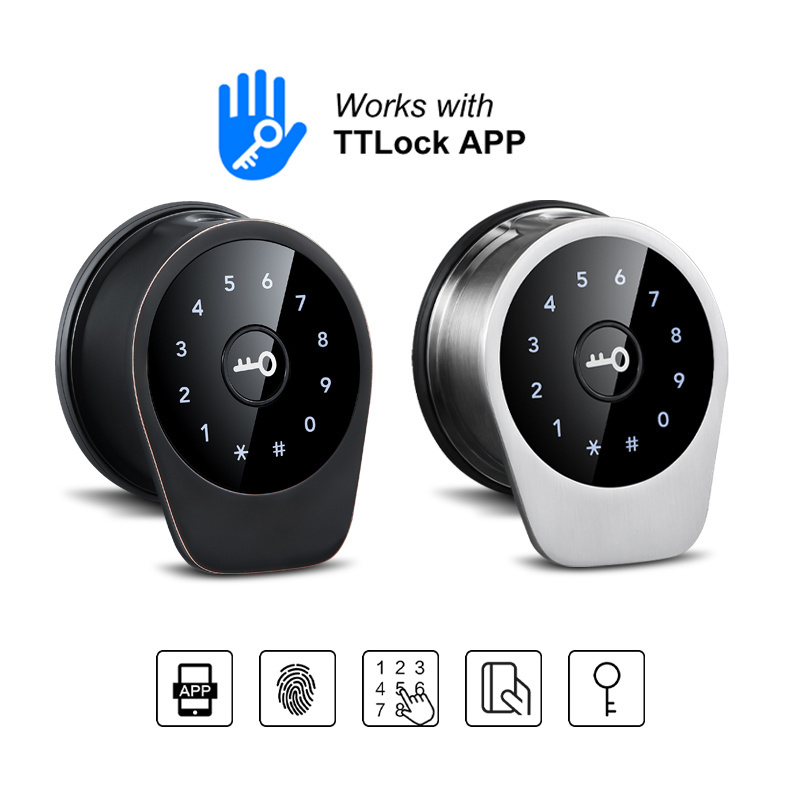 Upgrade Smartphone Wifi Digital  Deadbolt Automatic Biometric Fingerprint Keypad smart door lock with TTlock App