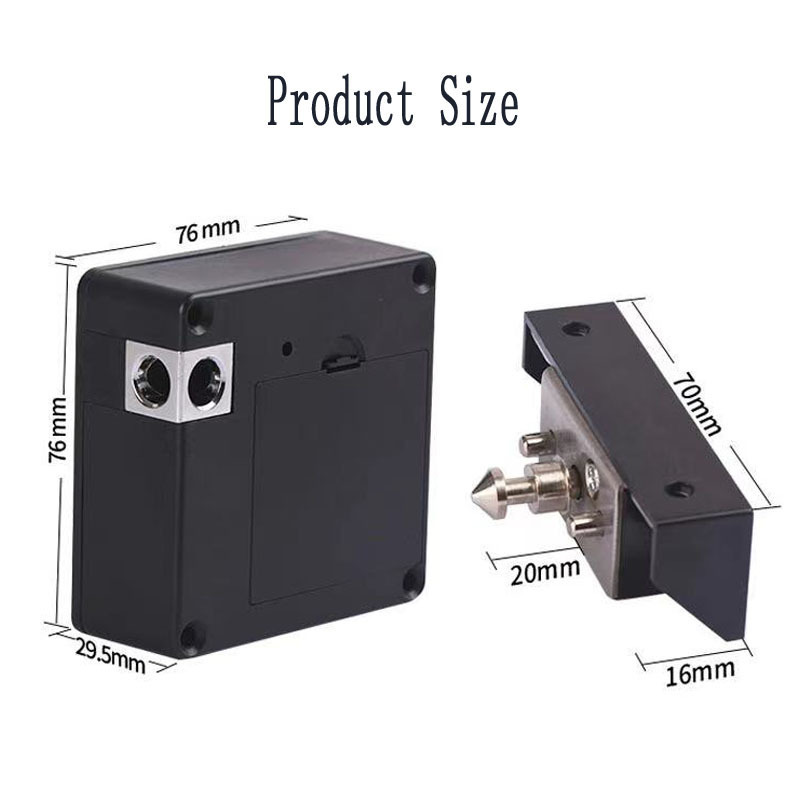 Electronic Keyless Digital Invisible RFID Locker Card hidden Lock for Private Drawer wardrobe cabinet door lock TTLock