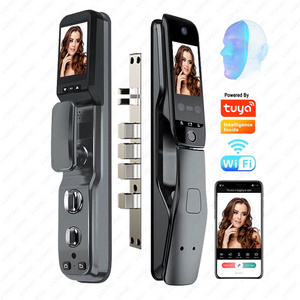 VVPRO Tuya Wifi Dual screen voice and video intercom Doorbell Screen Smart Fingerprint Face Recognition Camera Smart Door Lock