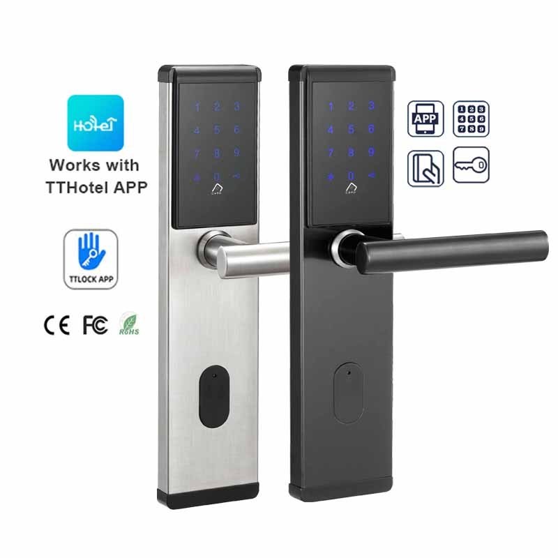 304 stainless steel  Digital APP door lock  Service Digital Rfid Reader Hotel Gate Ttlock Mobile Phone Door Smart lock