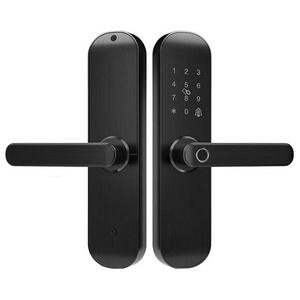 High-end TTLock App Biological Fingerprint Smart Door Lock WiFi Electronic Digital Code Lock 5572 mortise