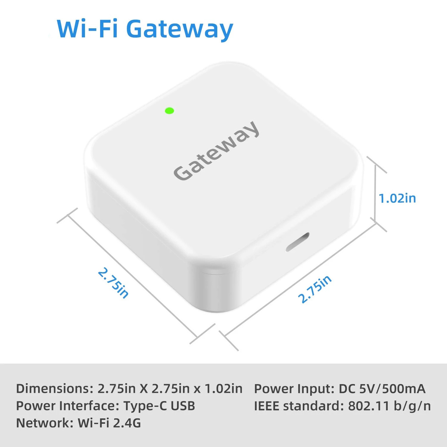 TTLOCK wired gateway G3 WiFi Adapter Hub for Smart Door Lock G3