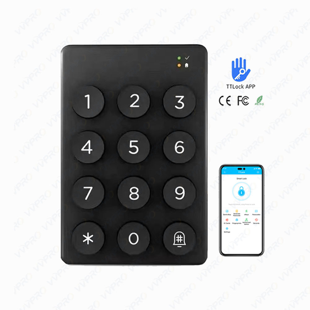 ttlock door lock code switch intelligent door lock wireless keyboard switch