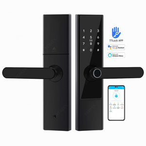 TTlock Ble App Smart Intelligent Door Lock Fingerprint Combination Digital Smart Lock Nfc Rfid Key Card Electronic Door Locks