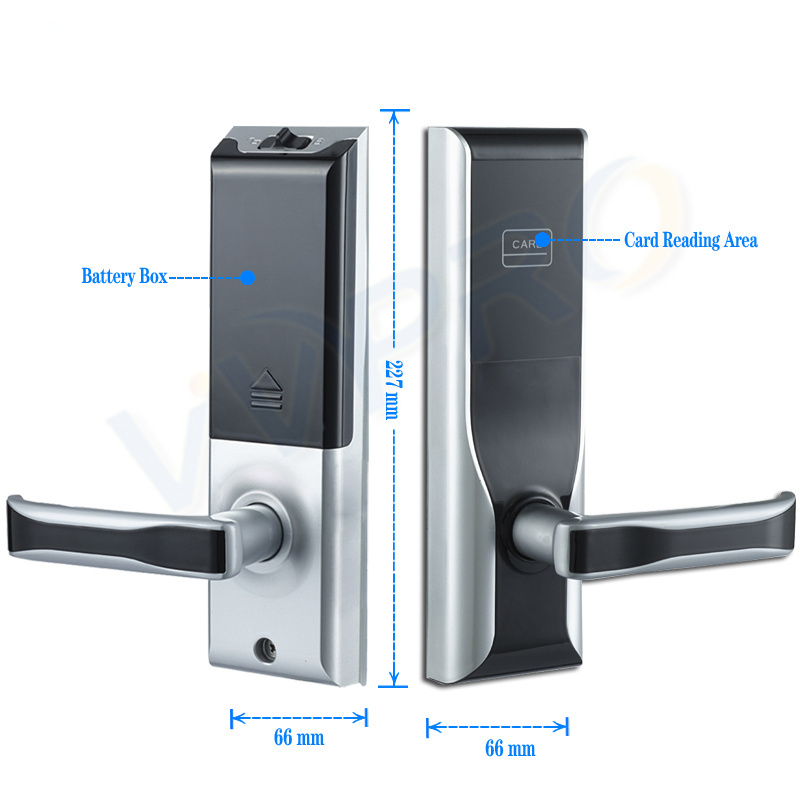 RFID Card Security Electronic Hotel Lock For Hotel Apartment Airbnb Rental Room