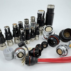 Connectors Chinese customized Brass glod plated pin Power and data transmission special connector wire connectors