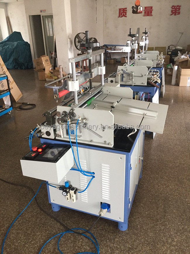 Automatic EVA Hot Melt Glue Paper Can Long Tube Labeling Machine