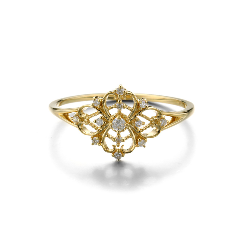 hot sale fashion design ring jewelry 14k gold ring price