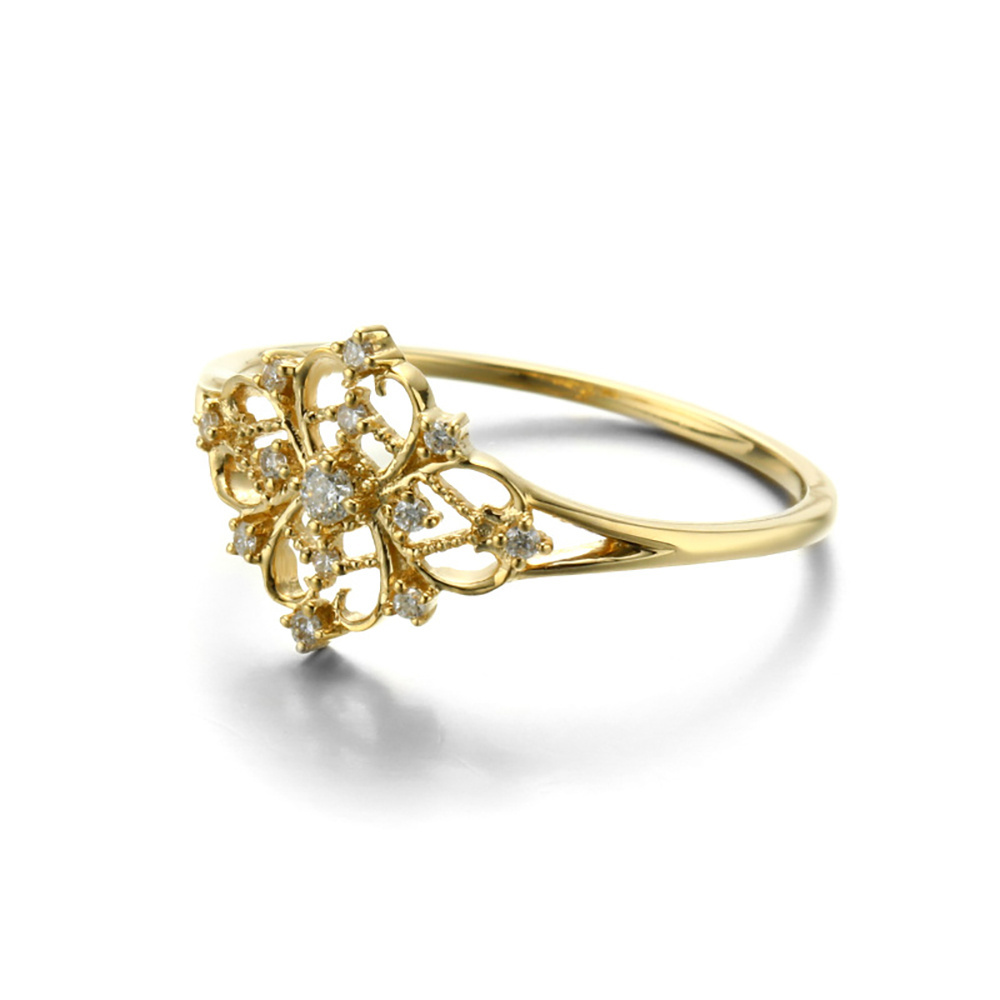 hot sale fashion design ring jewelry 14k gold ring price