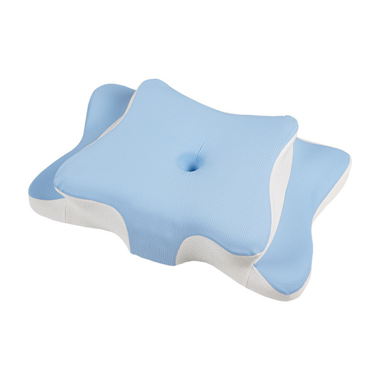 Customized Hollow Design Memory Foam Cervical Pillow for Neck & Shoulder Pain Relief