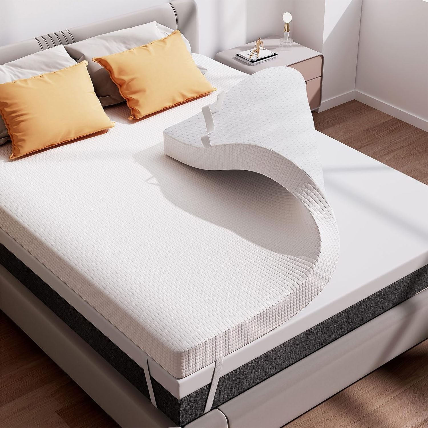 hot selling king queen bed for sale compress gel memory foam mattress