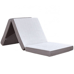 Customized logo memory Foam Cushion Portable Foldable Tri-fold Mattress For Bedding