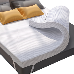 3 Inch Gel Memory Foam Bed Mattress Topper for Pressure Relief, Premium Soft Cooling Sleep