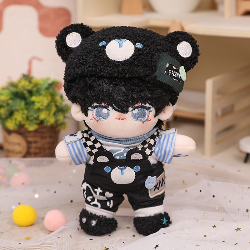 Custom Anime Style Factory Made Plushie Stuffed Doll Kpop Korean Idol Doll and Japanese Style Cartoon Clothes Custom Plush