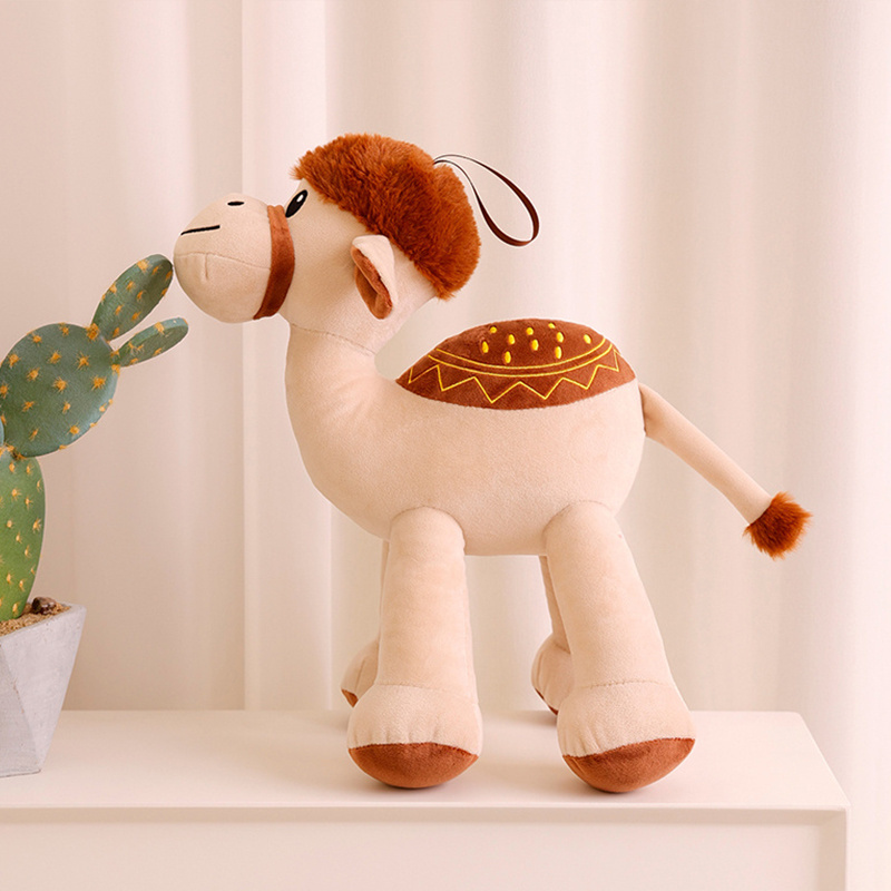 Custom Soft Animal toys Stuffed Arabic Camel Plushies Plush Mascot toy