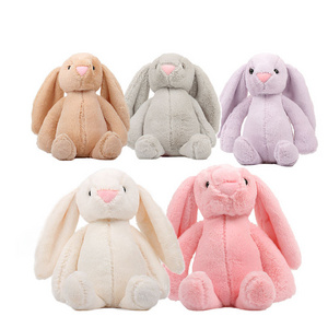 Hot sale 30cm Easter Rabbit Plush Bunny Long Ear Color Stuffed Soft Bunny Animal Plush Bunny Toy